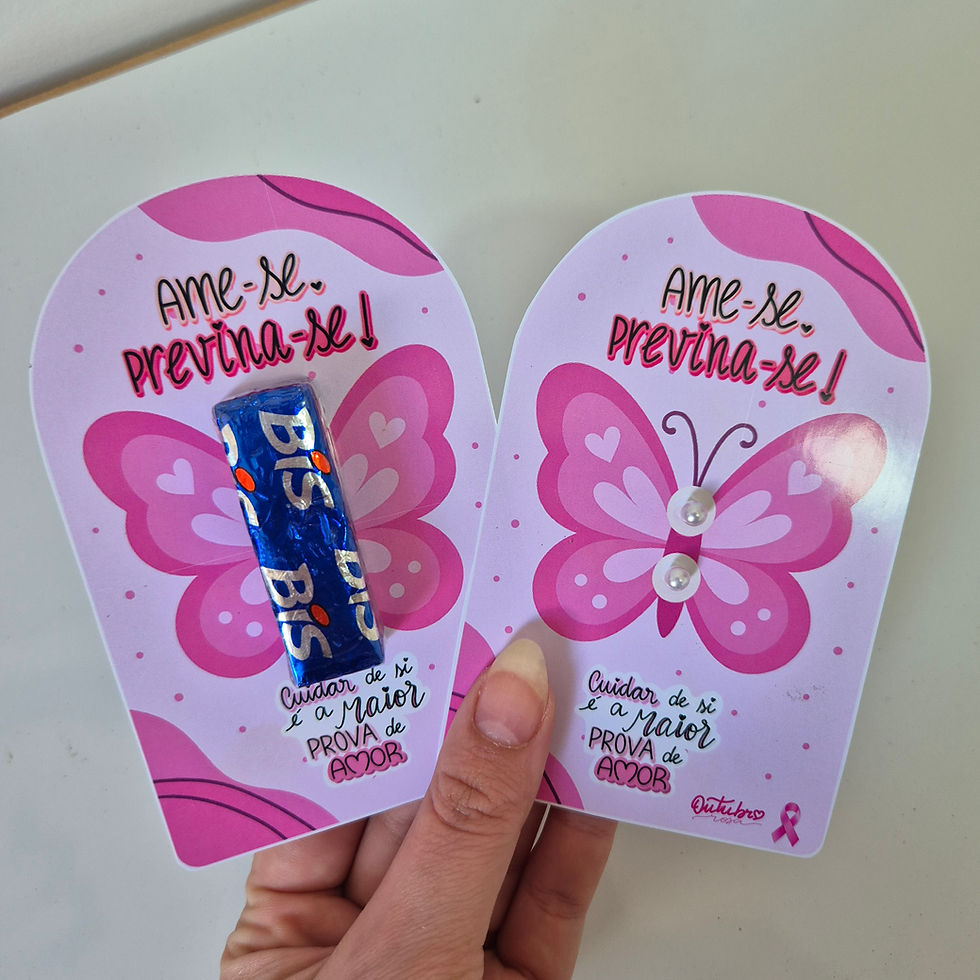 Miniatura: 🎀  Cartão Lembrancinha Outubro Rosa – Arquivo Digital PDF para Imprimir