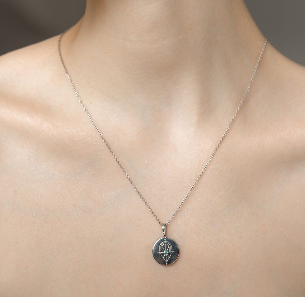Thumbnail: Lun/Gentleness Necklace With AMY Logo