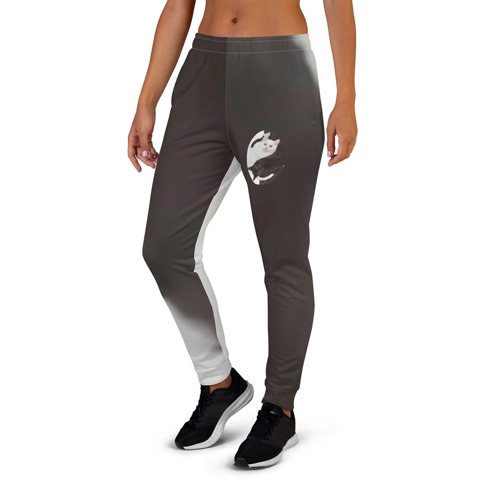 Thumbnail: Yin Yang Breathable, Super Soft, Sports High-Rise Slim-Fit Jogger Pants