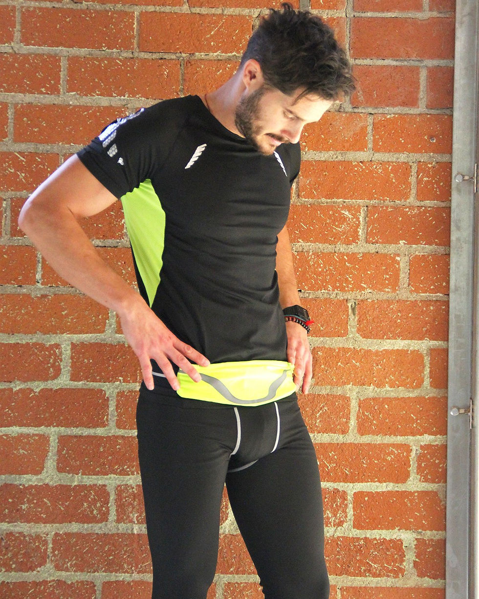 Miniatura: Rhythm Water-Resistant Sport Waist Pack Running Belt With Reflective Strip