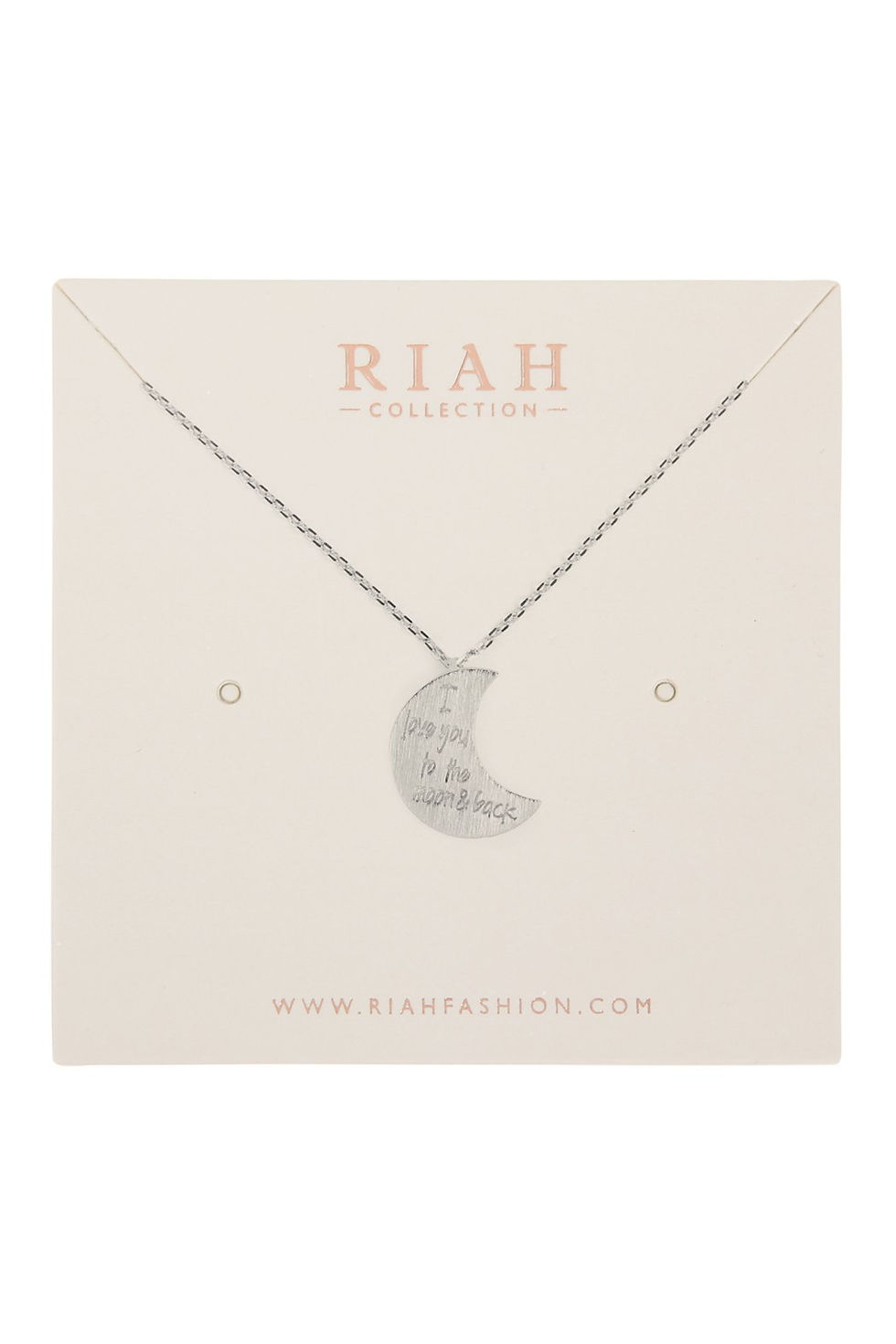 Thumbnail: Cast "I Love You to the Moon and Back" Necklace