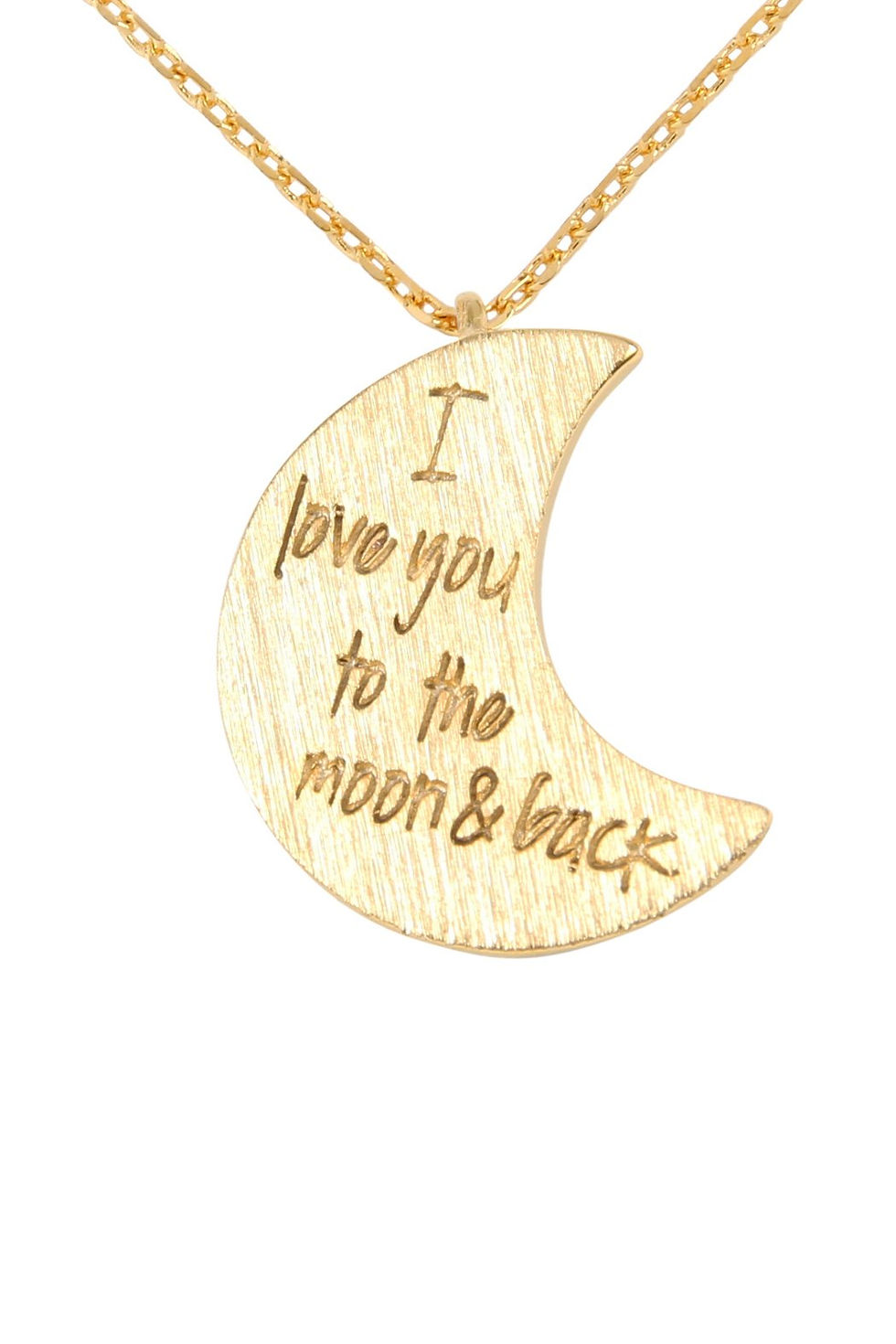 Thumbnail: Cast "I Love You to the Moon and Back" Necklace