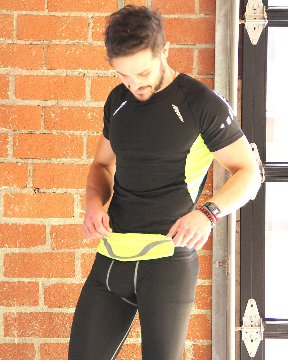 Miniatura: Rhythm Water-Resistant Sport Waist Pack Running Belt With Reflective Strip