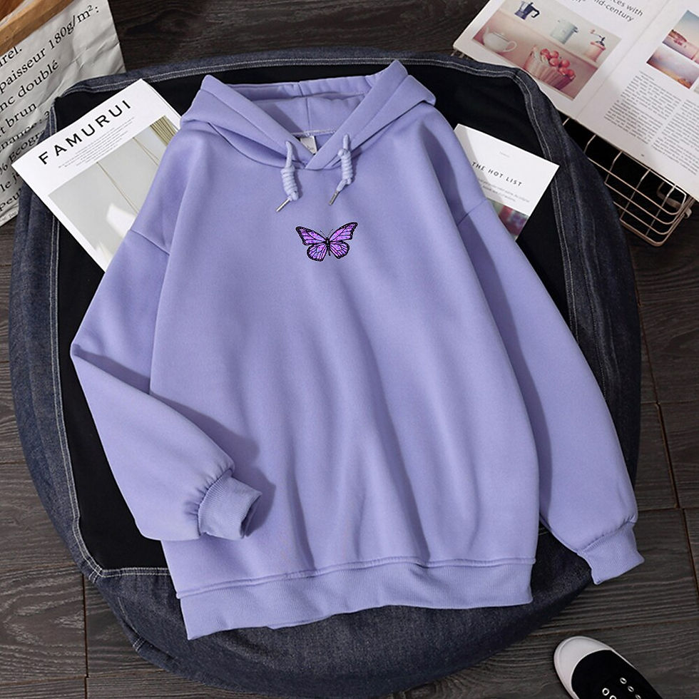 Miniatura: Butterfly Women Sweatshirts Hoodies