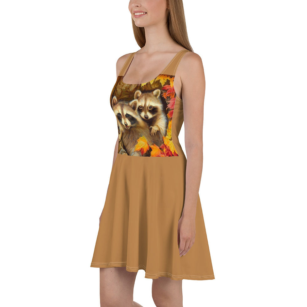 Thumbnail: Cute Mapache Summer Casual Sundress