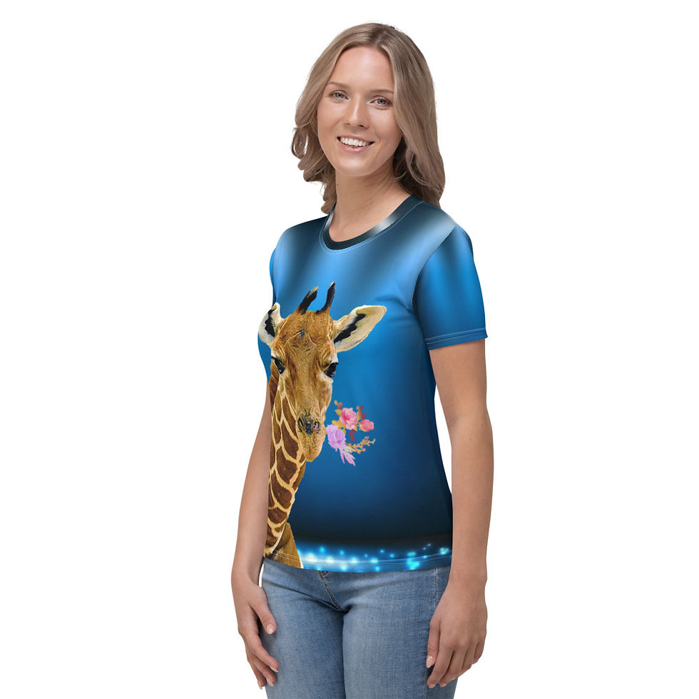Miniatura: My Giraffe camiseta para mujer diseñada y elaborada por expertos