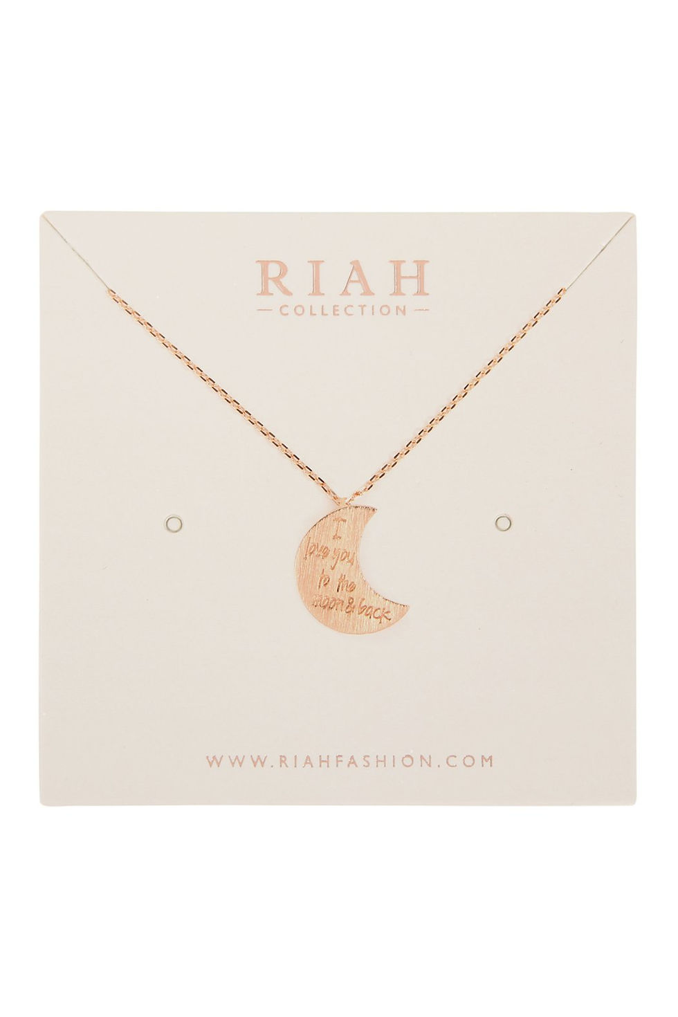 Thumbnail: Cast "I Love You to the Moon and Back" Necklace