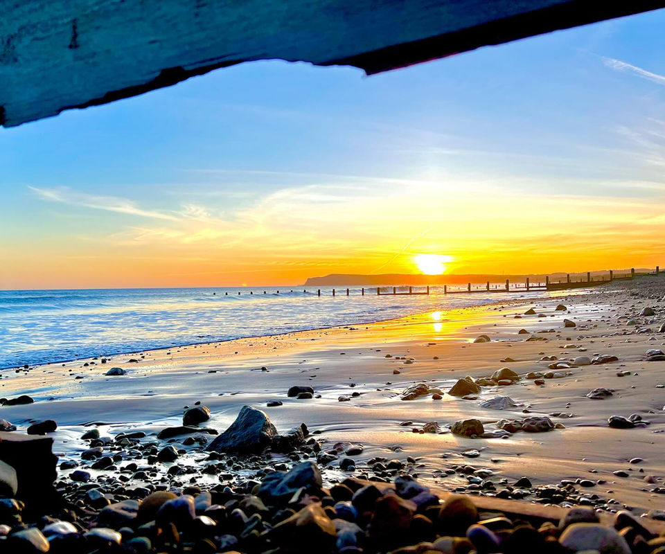Sunset at Redcar Beach