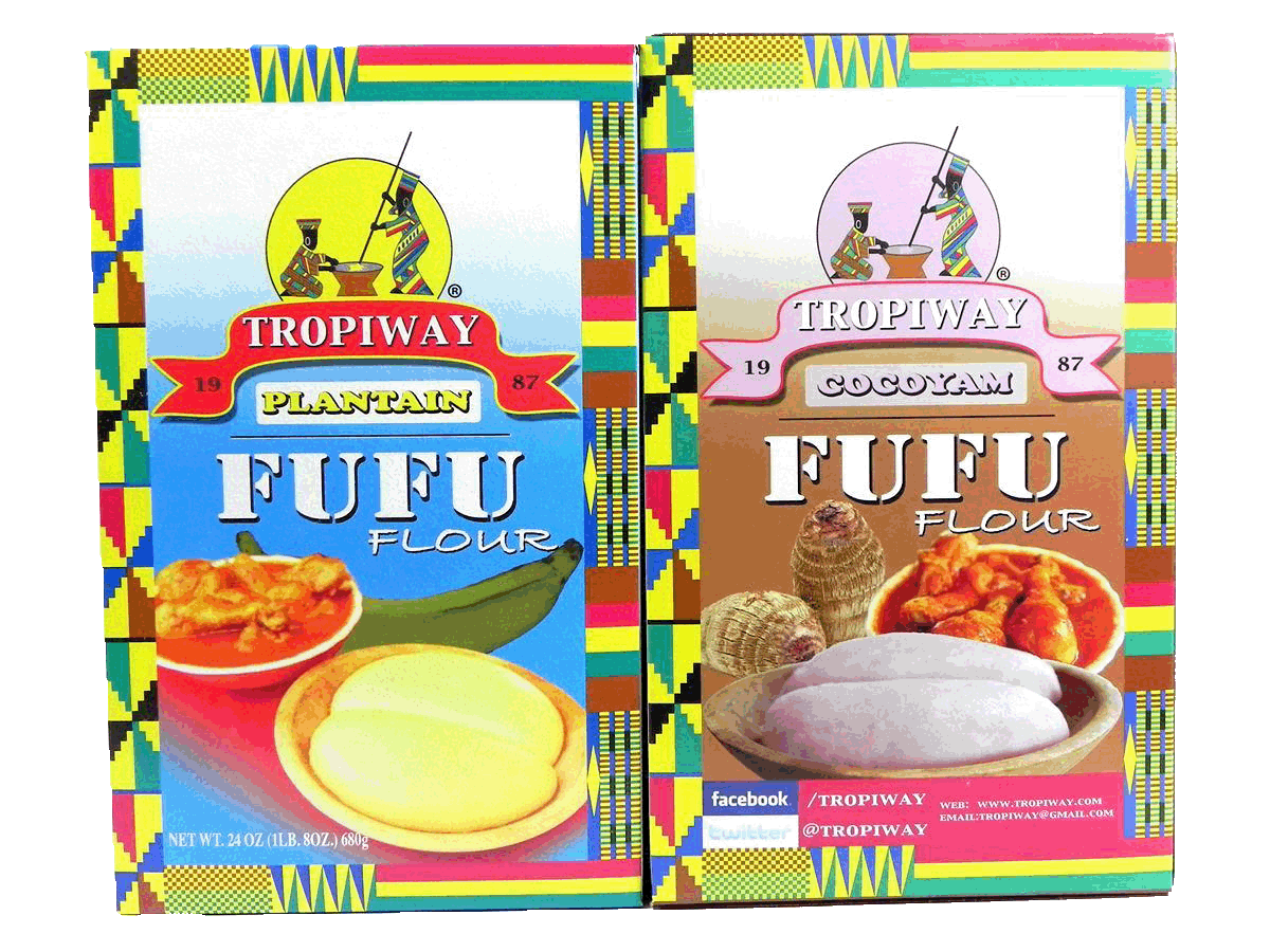 Cocoyam, Plantain, Ethnic Food, Tropiway, Fufu flour, Fufu, Manufacture, Plantain, Food, African, Ghana, fufu, 