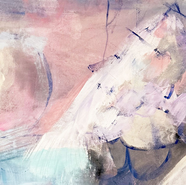 Abstract painting inspired by nature, created by Norwegian visual artist Kristin Romberg. Contemporary art with expressive colors and textures. Acrylic on canvas. Keywords: abstract art, modern painting, nature inspired, contemporary artist, art for sale, Kristin Romberg.