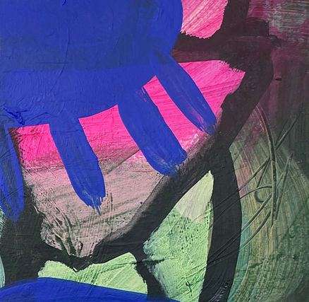 Abstract painting inspired by nature, created by Norwegian visual artist Kristin Romberg. Contemporary art with expressive colors and textures. Acrylic on canvas. Keywords: abstract art, modern painting, nature inspired, contemporary artist, art for sale, Kristin Romberg.