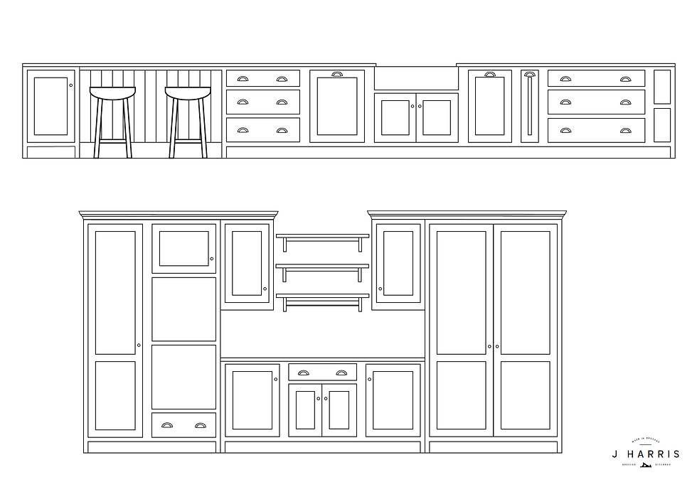 Handmade Kitchen Design Plan Northampton Abington