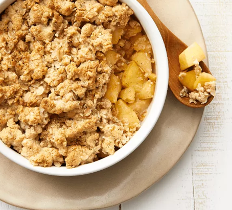 Crumble aux pommes !