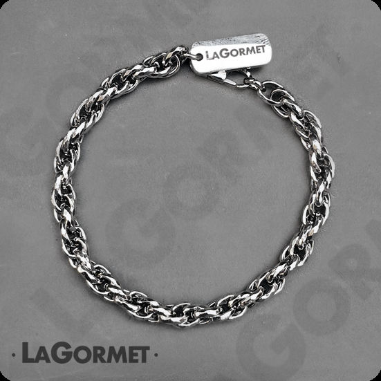 LaGormet | צמיד דאג - גורמט חוליות שזורות