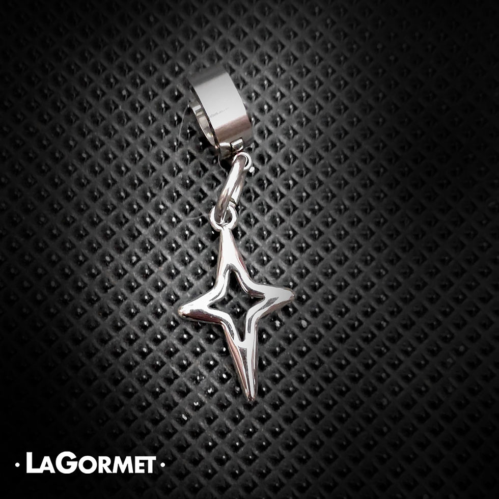 LaGormet | עגיל טפת - עגיל כוכב מעוצב