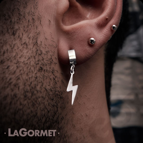 LaGormet | עגיל יעל - עגיל חישוק ברק