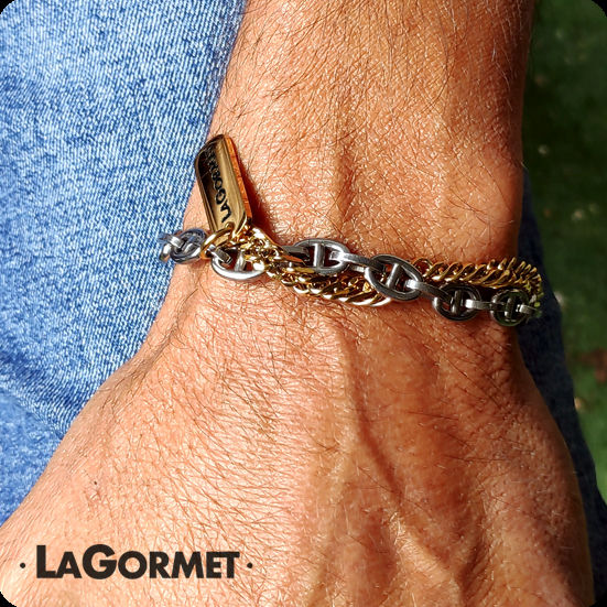 תמונה ממוזערת: LaGormet | צמיד אלימלך - גורמט כפול מוזהב