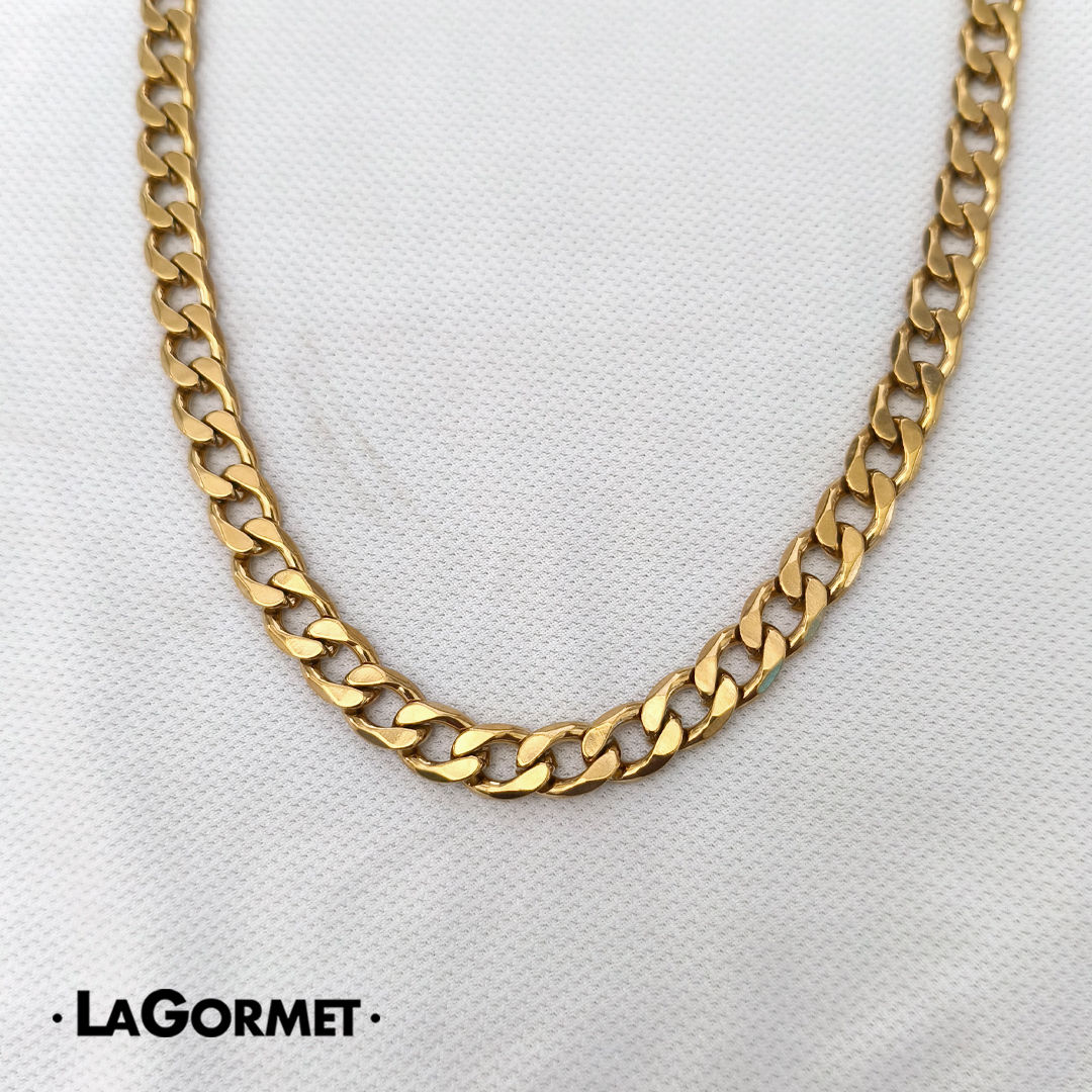 LaGormet | שרשרת אבירם - גורמט זהב קלאסי מאסיבי