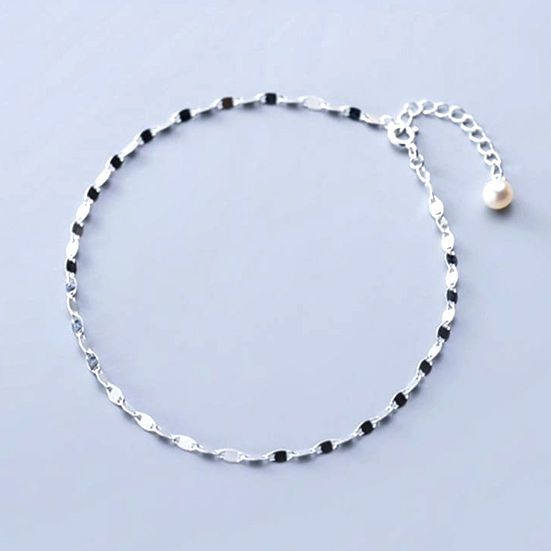 תמונה ממוזערת: TIWIP.co.il | צמיד לרגל כסף 925 - צמיד נויה