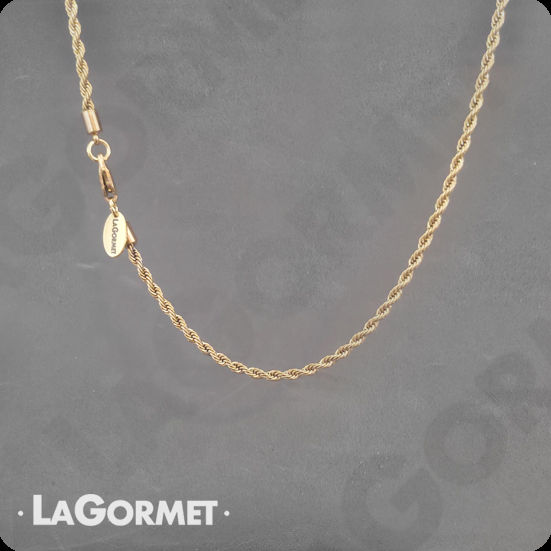 תמונה ממוזערת: LaGormet | שרשרת יאשיהו - שרשרת חבל זהב