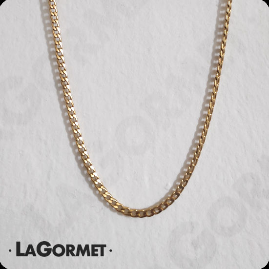 תמונה ממוזערת: LaGormet | שרשרת צדקיה - גורמט זהב חוליות מרווחות