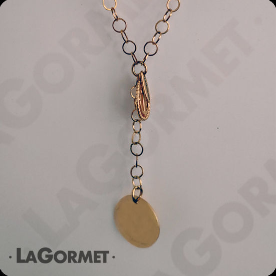 תמונה ממוזערת: LaGormet | שרשרת נגה - גורמט רולו עניבה מוזהב