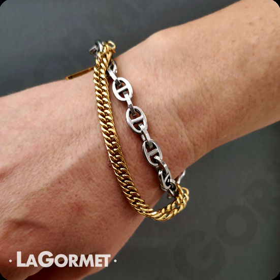 LaGormet | צמיד אלימלך - גורמט כפול מוזהב