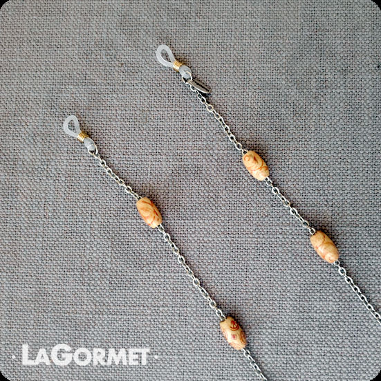 LaGormet | שרשרת למשקפיים טובה - רולו חרוזים