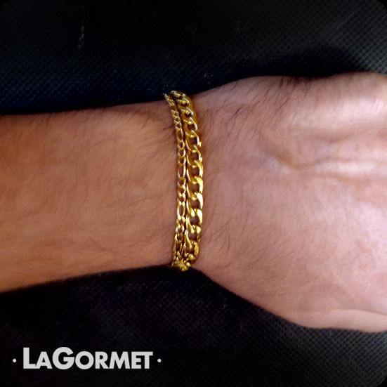 LaGormet | צמיד בארי - גורמט זהב כפול