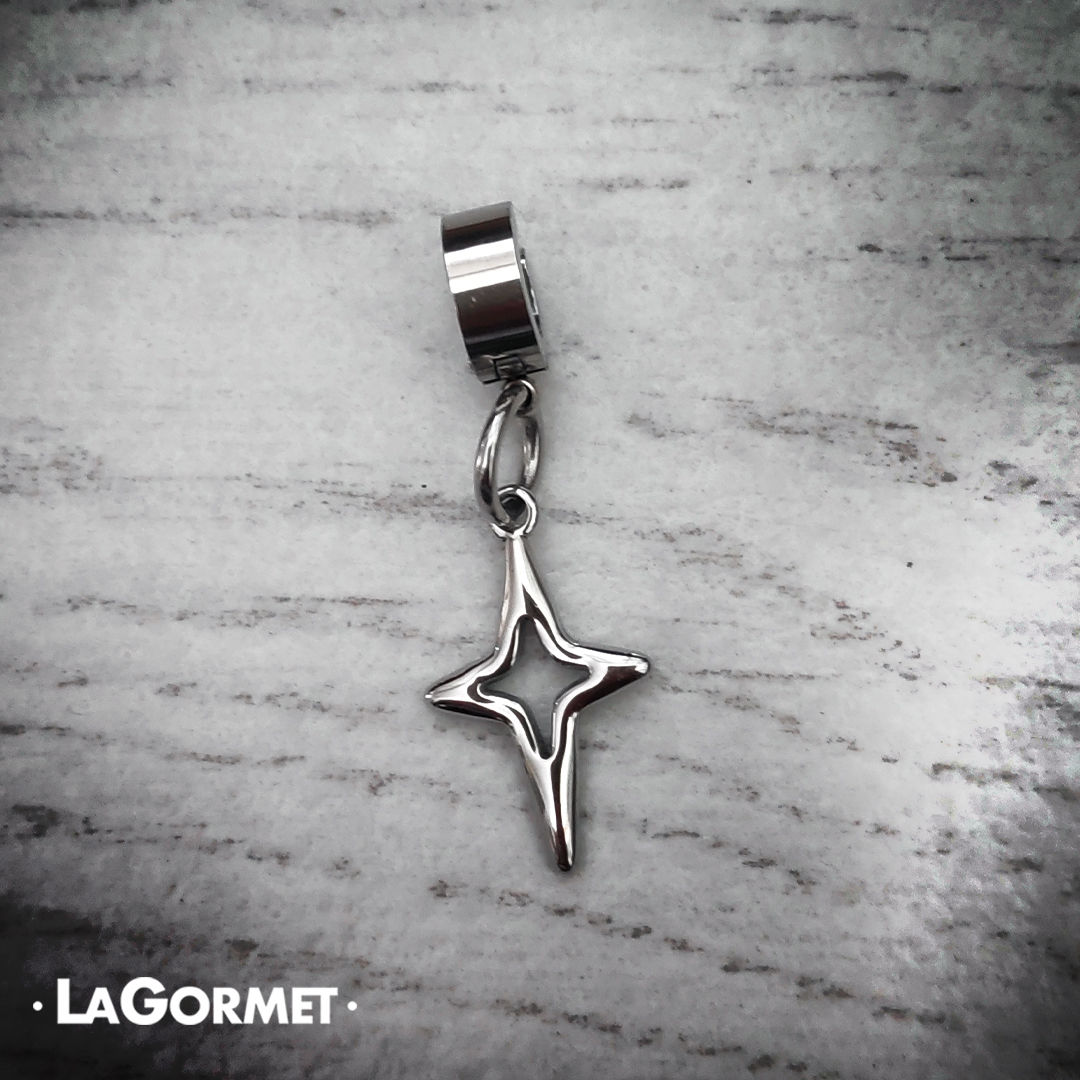 LaGormet | עגיל טפת - עגיל כוכב מעוצב