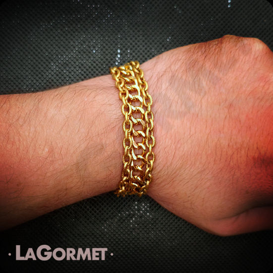 LaGormet | צמיד אילון - גורמט זהב משולש