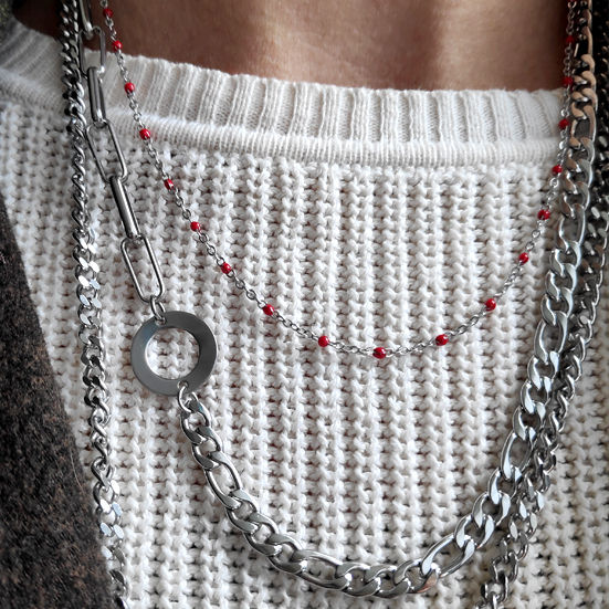 תמונה ממוזערת: TIWIP.co.il | שרשרת גורמט כפולה - מרגנית