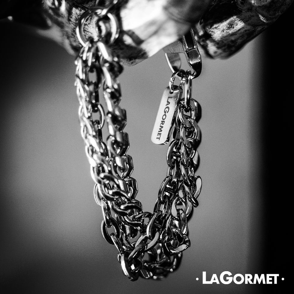 תמונה ממוזערת: LaGormet | צמיד אמריה - גורמט משולש מאסיבי