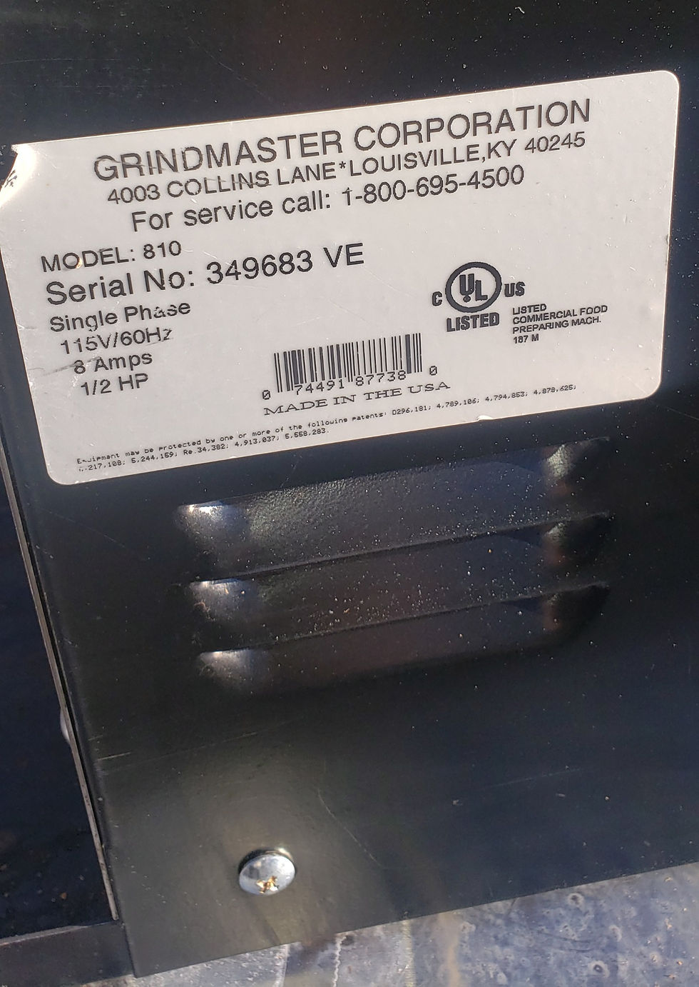 Thumbnail: Grindmaster Coffee Grinder  For Retail