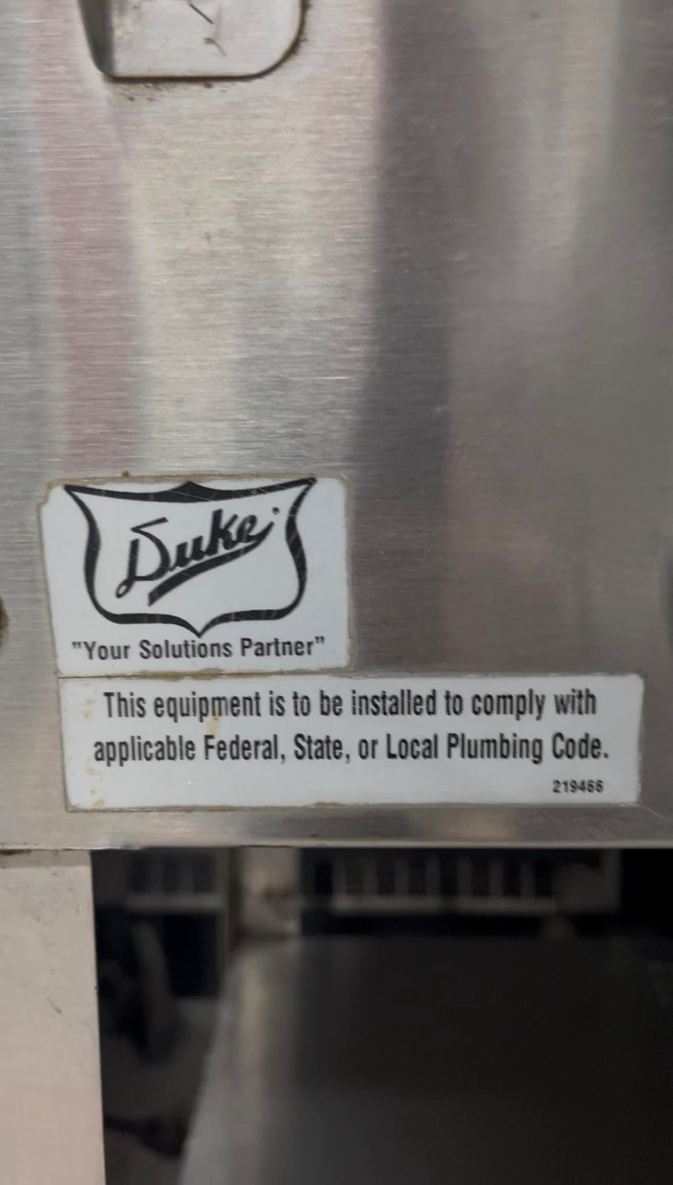 Thumbnail: Duke Commercial S.S Food Warmer 3 Well