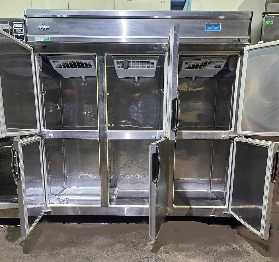 Thumbnail: Coldtech 6 door S.S Freezer on Caster