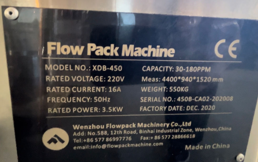 Thumbnail: Flow Wrap Packaging Machine w/ Printing