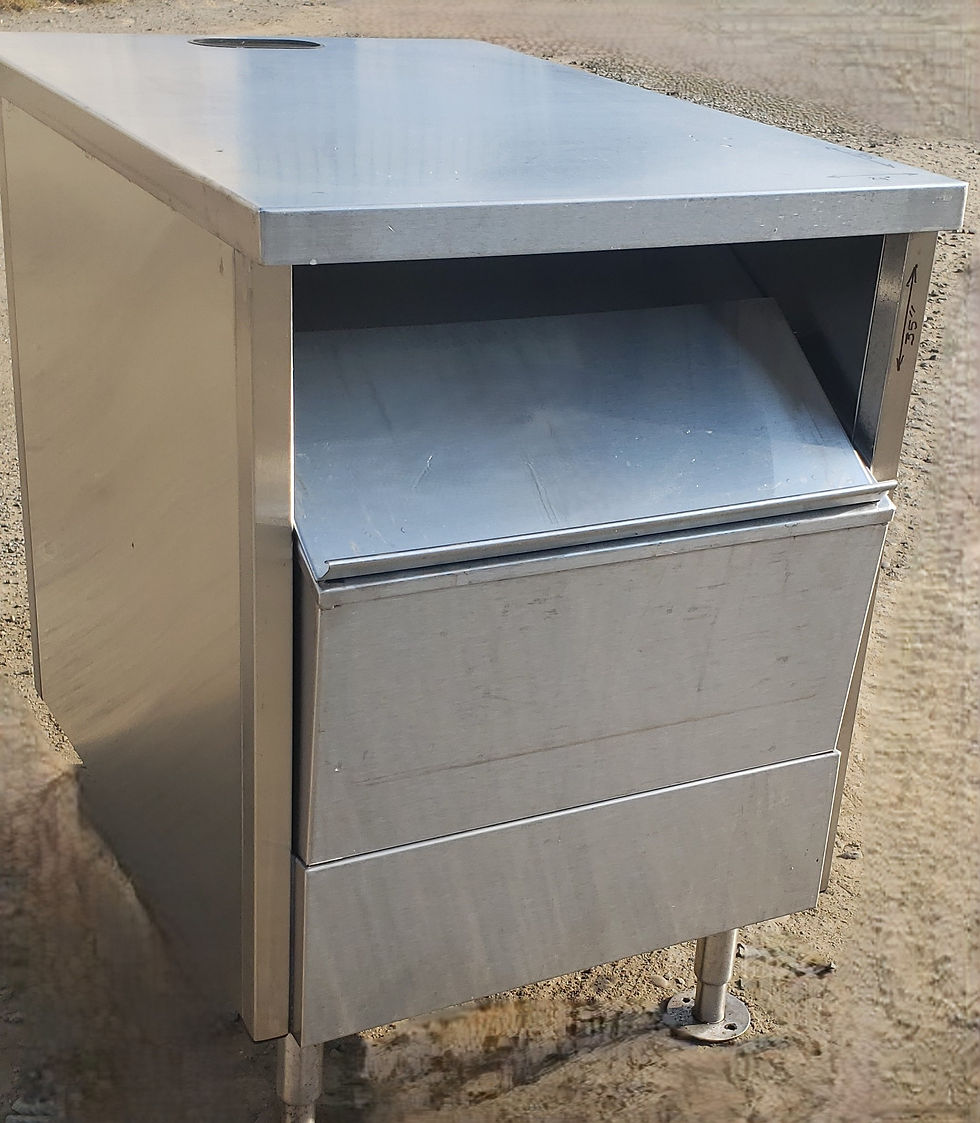 Thumbnail: H& K Working  S.S Table W/ Bin
