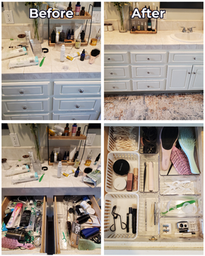 Bathroom Decluttering  Roseville California