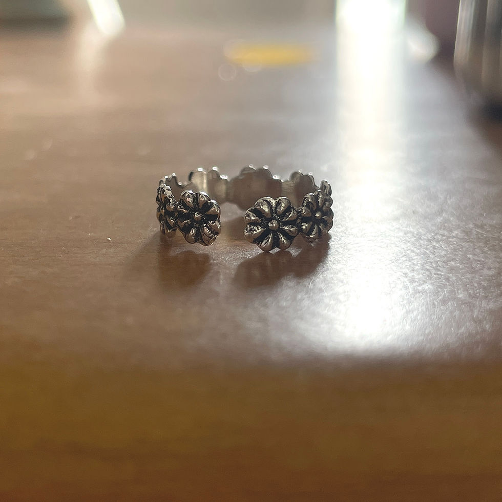 Miniatura: Midi /anillo pie FLORCITAS