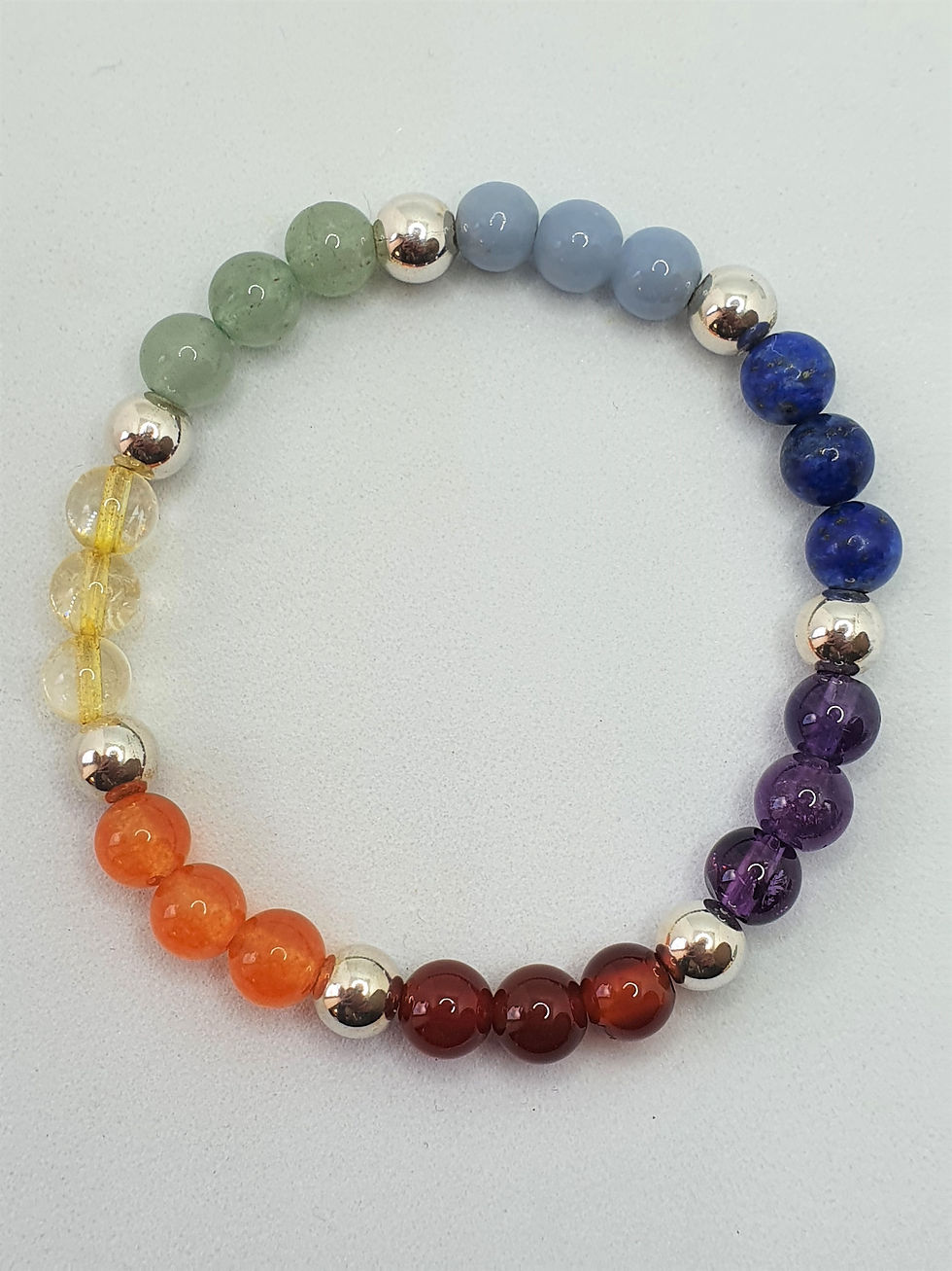 Thumbnail: Chakra Gemstone Bracelet  (S)