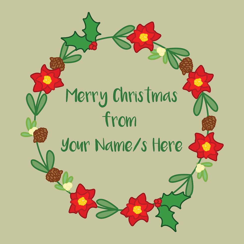 Custom Christmas Card