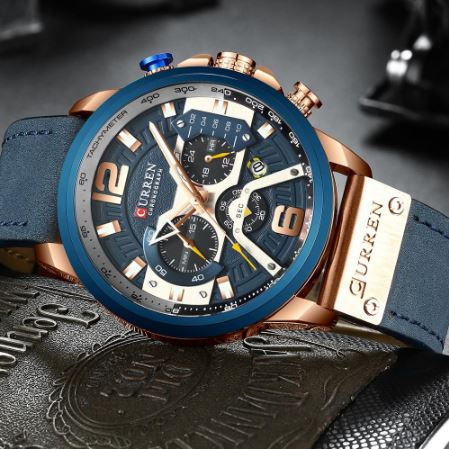 Thumbnail: CURREN Top Brand Casual Sport Watches for Men
