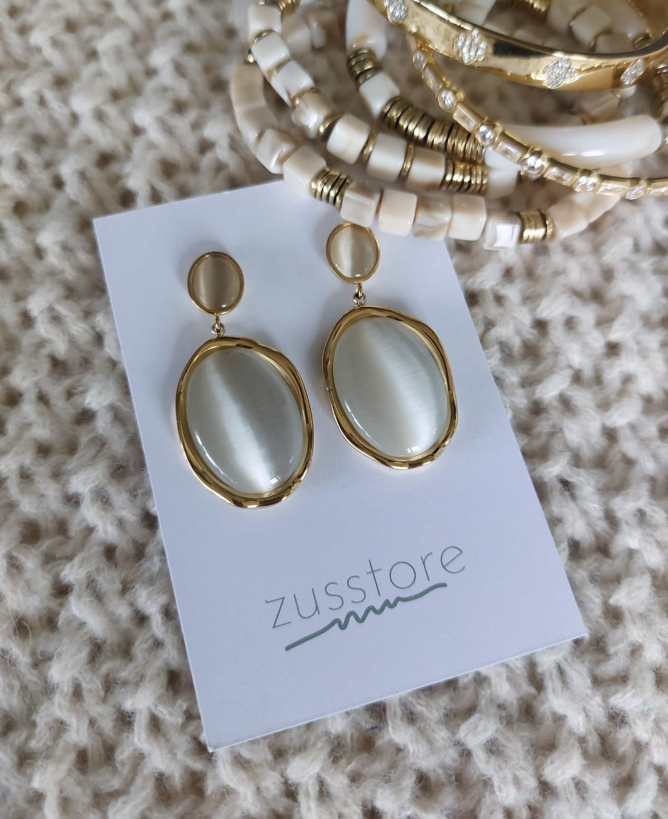 Stainless steel oorbellen