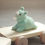 Thumbnail: Karretje Nijlpaard . Roze/mintgroen.