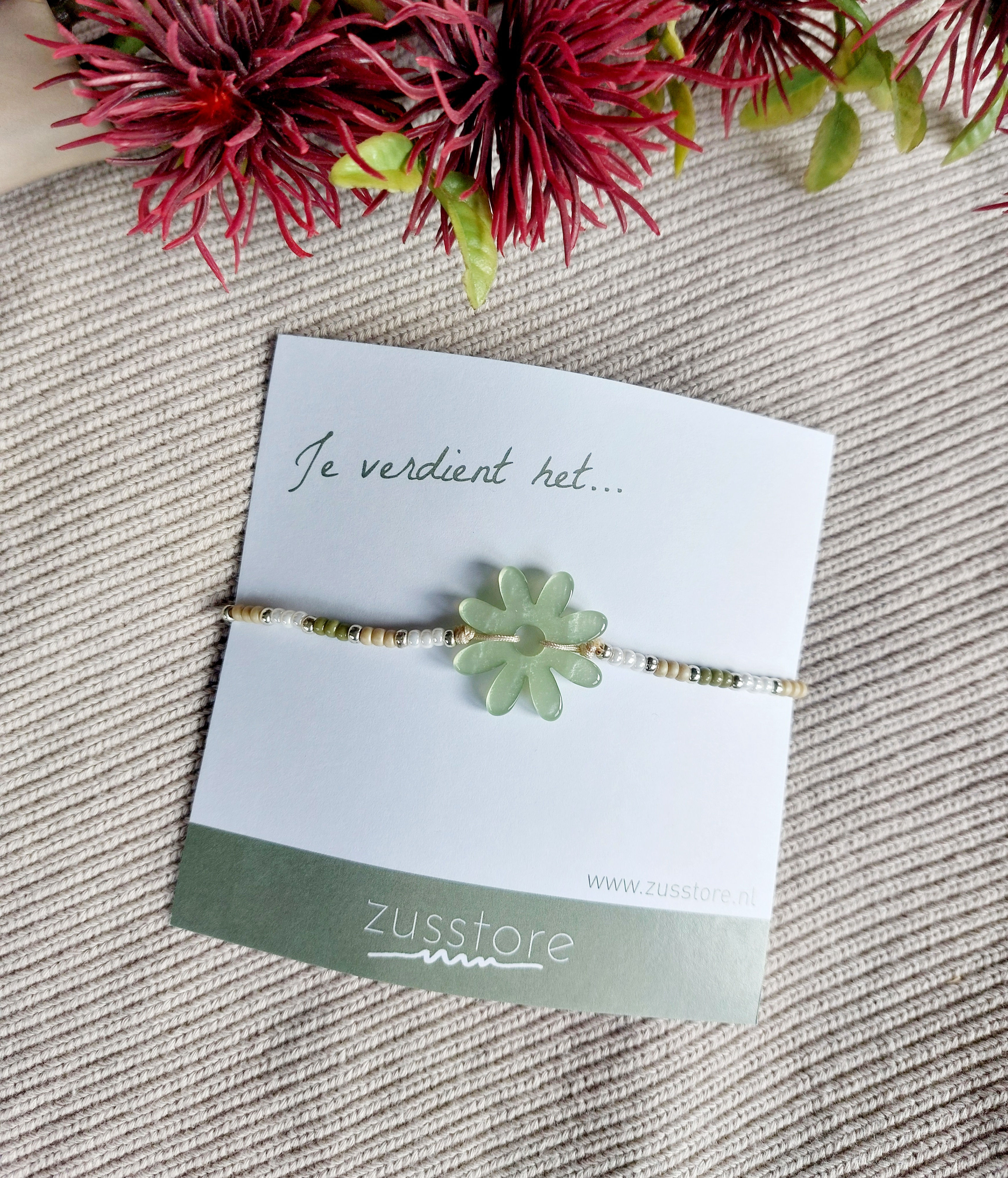 Armband groen