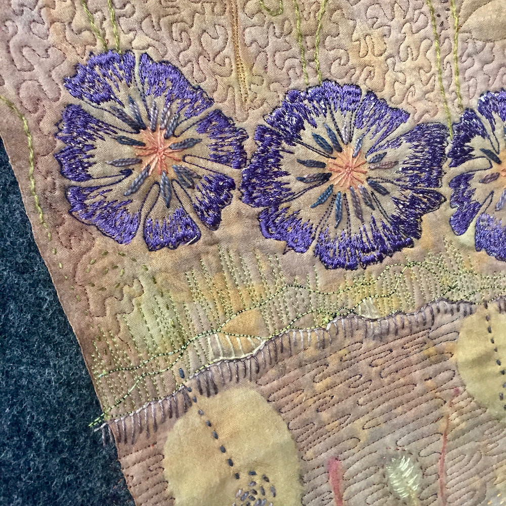 Festival of Quilts - Underground Overground by Caroline Nixon (Art Quilt)