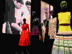A selection of designs by Raf Simons for Dior.