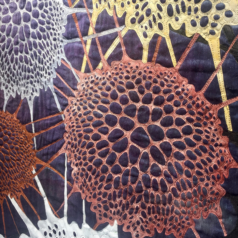 Festival of Quilts - WINNER ART QUILT - Vertex by Betty Busby