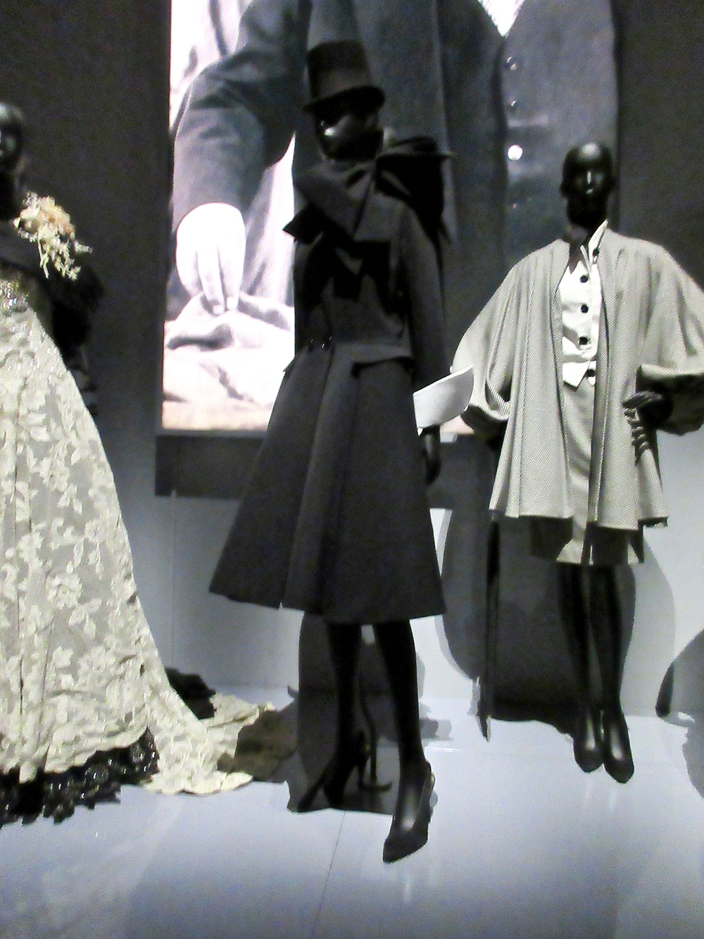 Centre - Cecil Coat Gianfranco Ferrere Haute Couture Autumn Winter 1989. Wool and satin silk.